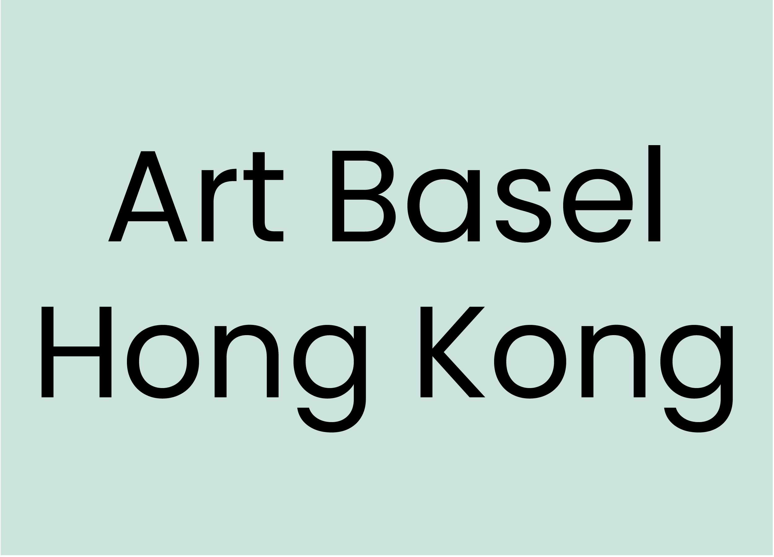 Art Basel Hong Kong